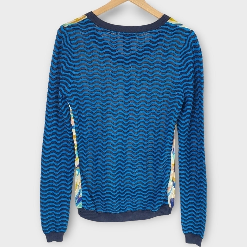 Missoni for Target V Neck Mixed Media Sweater - Picture 2 of 13